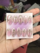 Press on nails handmade, sztuczne paznokcie ręczne wykonany