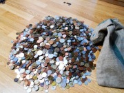 Stare monety , wykopki z worka 