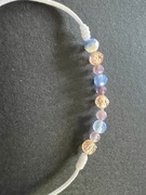 Bransoletka ze sznurka i kamieni naturalnych