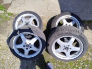 Oryginalne Alufelgi 17" AMG Mercedes W203 CLK SLK | Dwie Szerokości + Opony