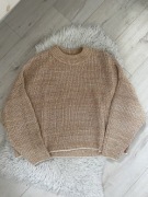 Beżowy gruby sweter H&M 38 M