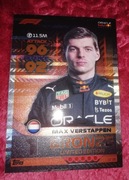Topps Turbo Attax F1 2022 karta Max Verstappen limited bronze!