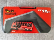 22-elementowy zestaw nasadek udarowych z chwytem 1/2" Teng Tools T9222