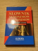 Słownik synonimów i antonimów wydawnictwo Europa