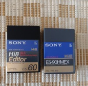 Zestaw Profesjonalnych Kaset SONY Hi8 – Stan Archiwalny (1x Nagrane)