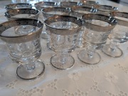Stare kieliszki z kolekcji Murano Medici:likier,koniak,wódka, j. nowe, 6szt
