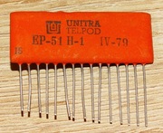 Układ scalony hybrydowy EP-51H-1 generator impulsu opóźnień UNITRA TELPOD