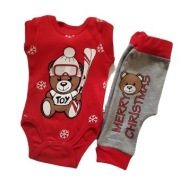 Komplet zestaw dla niemowlaka r 74 body+spodnie