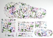 SERWETKI KORONKI SCRAPBOOKING ZESTAW KWIAT JABŁONI.