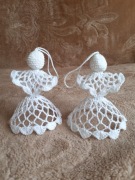 ANIOŁKI SZYDEŁKOWE RĘCZNIE ROBIONE 2 szt (9)