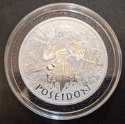 Posejdon Tuvalu Bogowie Olimpu - 1 uncja srebra 2021