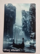 Magnes na lodówkę Łódź Wikingów Norwegia Szwecja Skandynawia Fiordy(34)