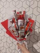 Bukiet jadalny kinder idealny prezent na święta