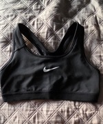 Czarny top/biustonosz sportowy Nike rozm. S