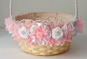 Koszyk, koszyczek wielkanocny na święconkę + serwetka 