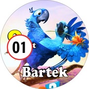 Pan Opłatek na tort - RIO PAPUGA