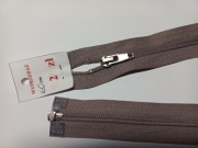 Zamek plastikowy spirala spiralny 60cm rozdzielczy szaro fioletowy wrzos