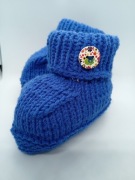 Buciki niemowlęce niechodki szydełkowe Handmade