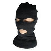 Kominiarka z 3 otworami czarny r. uniwersalny