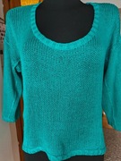 Turkusowo miętowy sweterek Only r.M