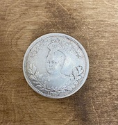 Moneta Iran 5000 dinarów 1343 (1925)