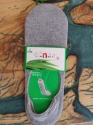 Skarpety 80% bambus stopki z silikonem