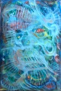 "Posejdon" olej na kartce 60x41