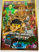 Karta limitowana Ninjago 8 - LE9 Drużyna Samuraj X