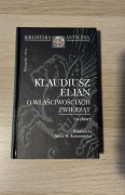 O właściwościach zwierząt Klaudiusz Elian 