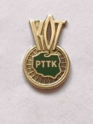 KOT- KOLARSKA ODZNAKA TURYSTYCZNA PTTK - stopień MAŁA ZŁOTA 