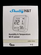 Czujnik temperatury i wilgotności Shelly H&T Gen3 kość słoniowa Wi-Fi 
