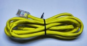 Kabel Ethernet RJ45 1,5 metra Cat. 5, żółty 