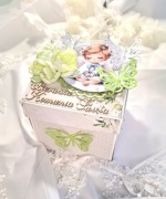 Pudełko Komunijne Pudełko Komunię Świętą Pudełko Ręcznie robione Komunia