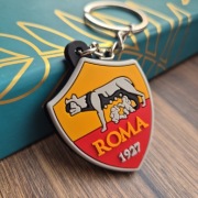Brelok do kluczy AS Roma Serie A Gadżet Fan Prezent Guma