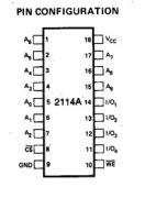 SRM2114C25 = MN2114 TMM314 2114 MCY7114 4096bit Static RAM NOWY! SEIKO 