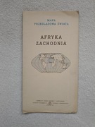 Afryka zachodnia. Mapa przeglądowa świata 