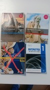 Podręczniki szkolne do liceów i techników komplet 3 książki 