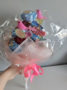 Bukiet urodzinowy dla dziecka dziewczynki cukierki słodycze nowy 