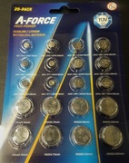 RÓŻNE OGNIWA, BATERIE ZEGARKOWE 20 SZT CR2032,LR44