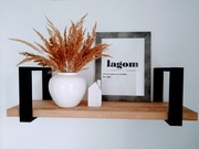 Półka wisząca, loft, drewno