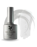 Lakier Hybrydowy do paznokci 10 ml UV/LED Trwałość do 3 tygodni Silver Moon