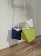 Lampa wisząca trzy klosze 