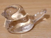 Figurka szklana ptak ptaszek 5,5cm szklany
