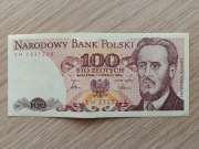 Banknoty PRL 100zł 1986r. Ludwik Waryński
