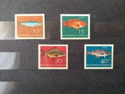 Znaczki Niemcy 1964 ryby