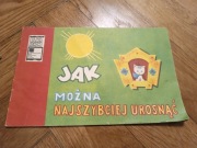 Książka dla dzieci Jak można najszybciej urosnąć bajka filmowa ZSRR