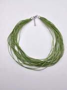 Choker baza wielosznurowa nośnik naszyjnika 24 sznurki woskowane kolory
