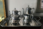 WMF Secesyjny pełny komplet do kawy i herbaty z tacą Rarytas