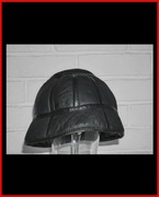 czapka kapelusz ocieplany bucket HANDMADE 59 futro kożuch skórzany runo