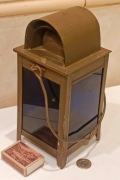 STARA LAMPA jak naftowa wojskowa sygnałowa latarnia armia Szwajcaria orygin